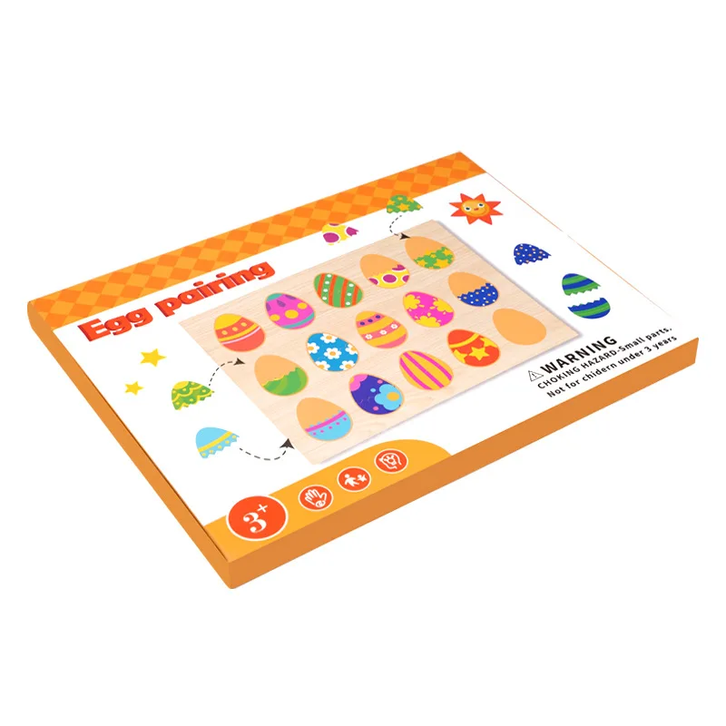 China Supplier Eco-Friendly Educational Wooden Toys For Kids Colorful Wooden Egg Toys Wholesale Kids Toy