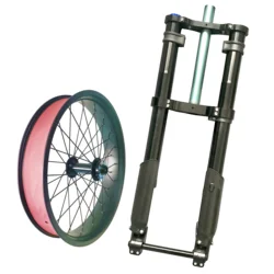 20 inch fat fork and fat wheel 20*4.0 inch thru-axle 135*15/Doodlebike