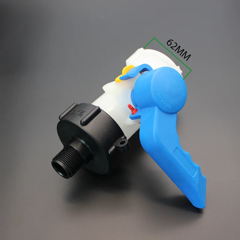 1000L Ton Barrel Valve Fitting 75mm to S60*6mm IBC Tank Adapter Tap Coupling For Agricultural Bucket