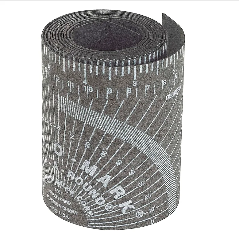 LongTai Pipe Measure Tool  Wrap Around Tape Measuring and Marking Gauge XX Large SizeBlack