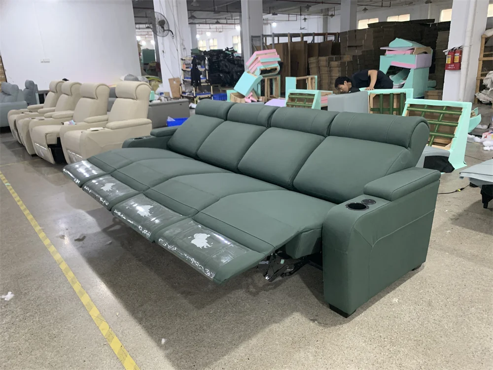 Home Cinema Chairs Vip Massage Sofa Chair Cinema Recliner Sofa Chair With Cup Holder