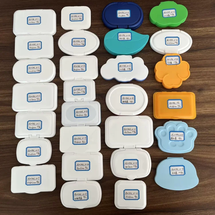 Wet Wipes Plastic Lid Canister Wet Wipe Packaging Wet Wipe Cover Applicator