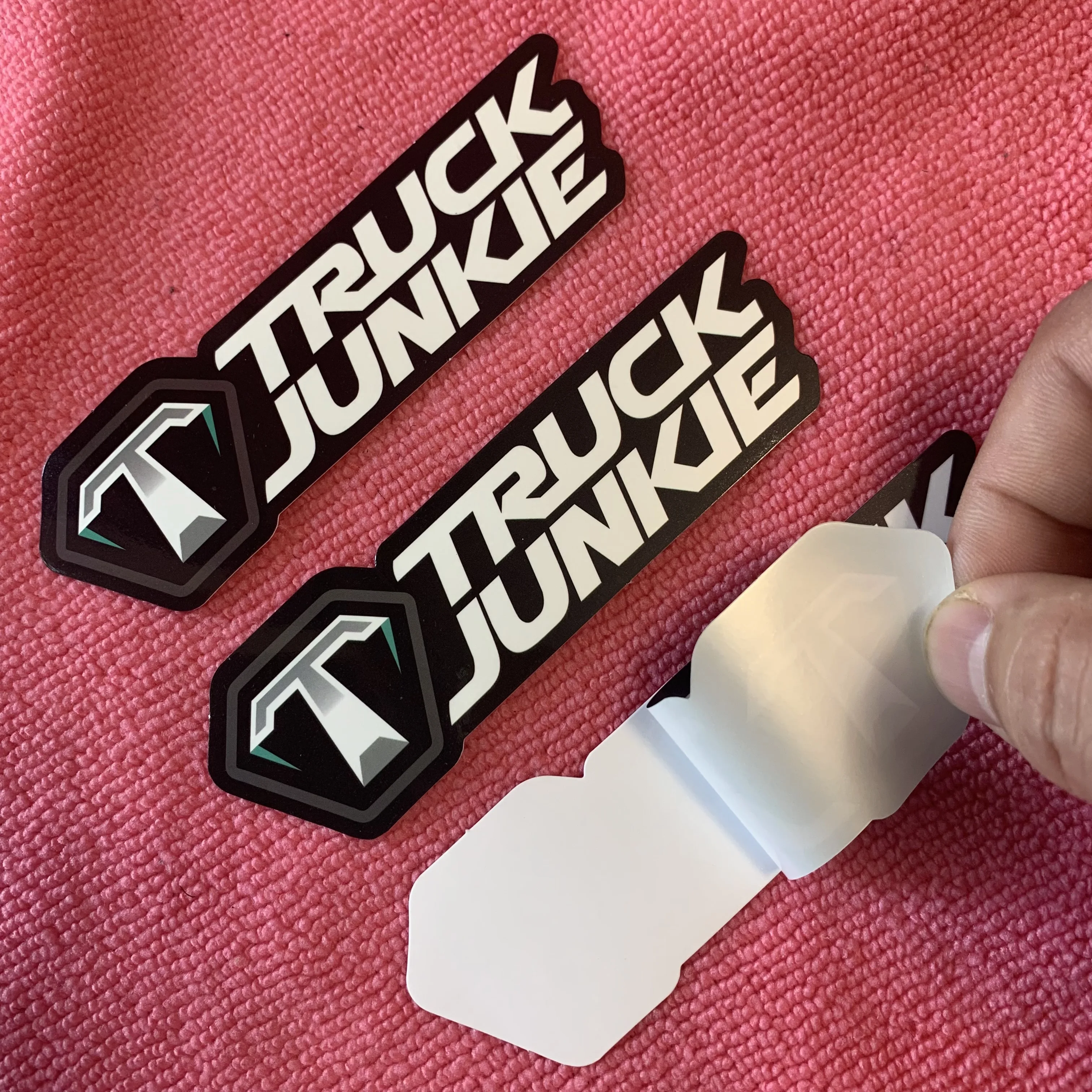 China Wholesale Adhesive Vinyl Sticker,Waterproof Cute Logo PVC Plastic Sticker For Car