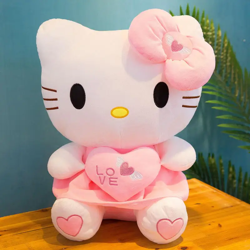 NEW Kt Cat Doll Hi Kitty Plush Toy Sourcing Agent Christmas White the Kitty Plush Toys Pink Easter Stuffers Kitty Stuffed Dolls