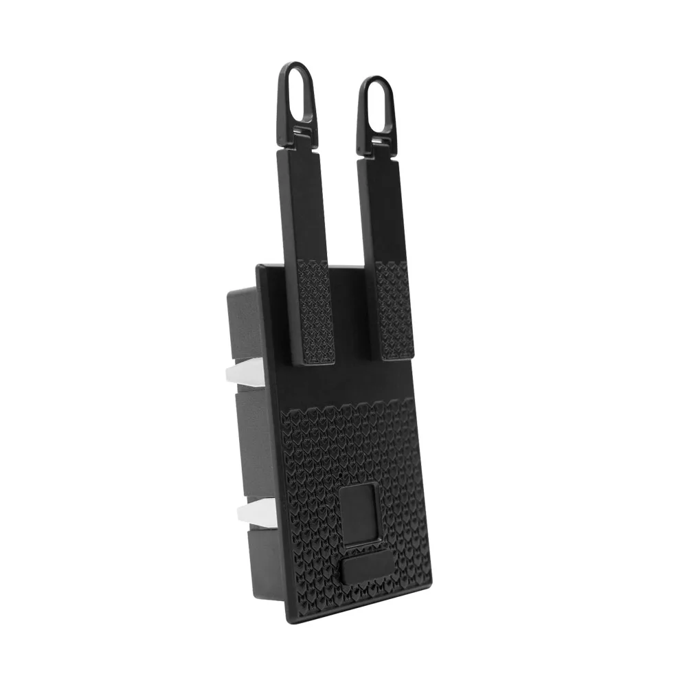 Embedded Fingerprint Lock Black Zinc Alloy Anti Theft Hardware for Bag Men Backpack Unlock By Hand