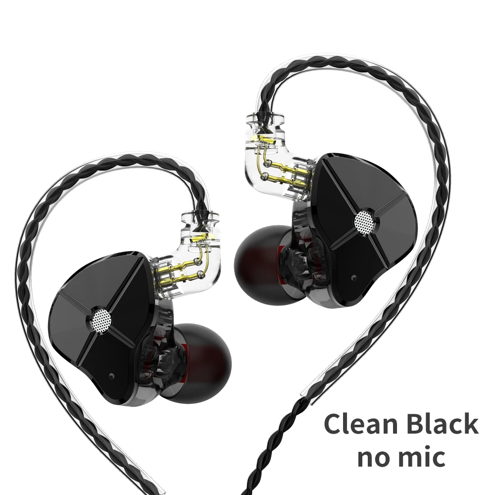 Гибридные наушники-вкладыши TRN ST1 1DD 1BA Hi-Fi DJ монитор спортивные наушники для бега гарнитура с кабелем QDC V90
