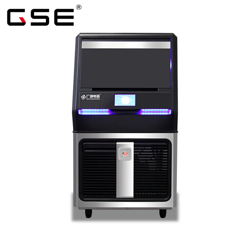 88KG/24H maquina de hielo Commercial business ice maker machine kitchen vertical cube ice machines