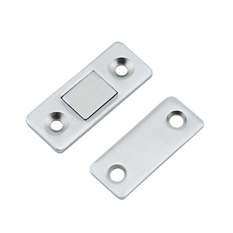 Strong Door Closer Magnetic Door Catch Latch Door Magnet for Furniture Cabinet Cupboard with Screws Ultra Thin