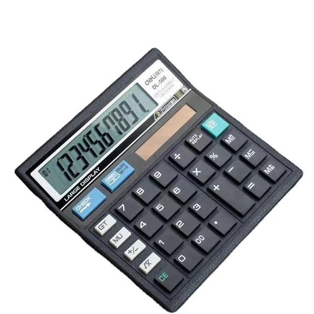  Brand calculator large display dedicated dual power matte non-slip durable financial