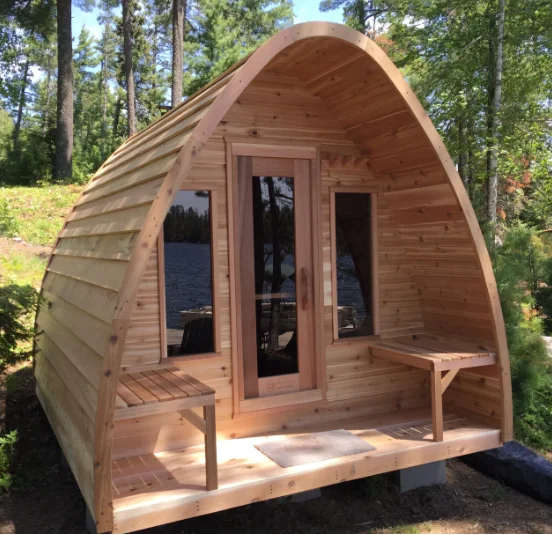 swankia barrel sauna outdoor mini hut dry sauna firewood burning stove pine wood sauna cabinet