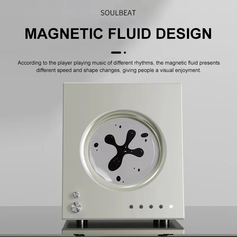 KH-08 New Design Portable Magnetic Fluid speaker Wireless BT Magnetic-fluid-speaker equalizer With Usb, Wifi, Audio Line