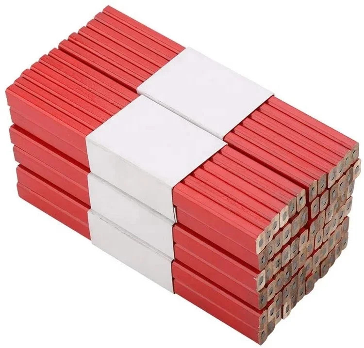 2B/HB Wooden Carpenter Pencils With Sharpener