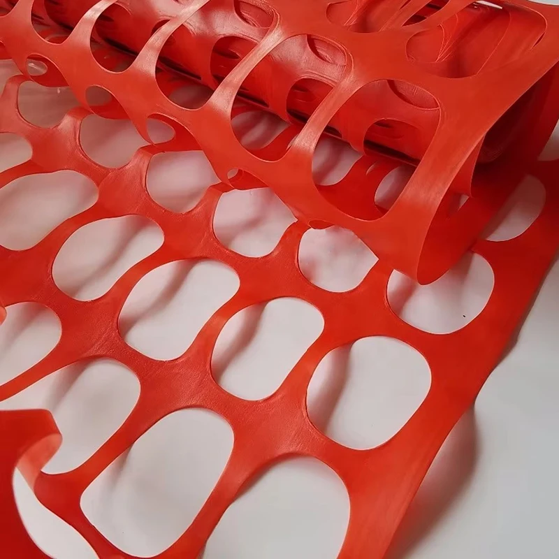 Road Safety Plastic Barrier Snow Mesh Fence Safety Warning Plastic Mesh Fence Temporary Fence Plastic Netting