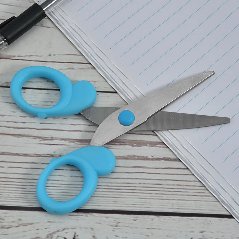 High Quality Custom Cute Shape Student DIY Scissors for School and Office