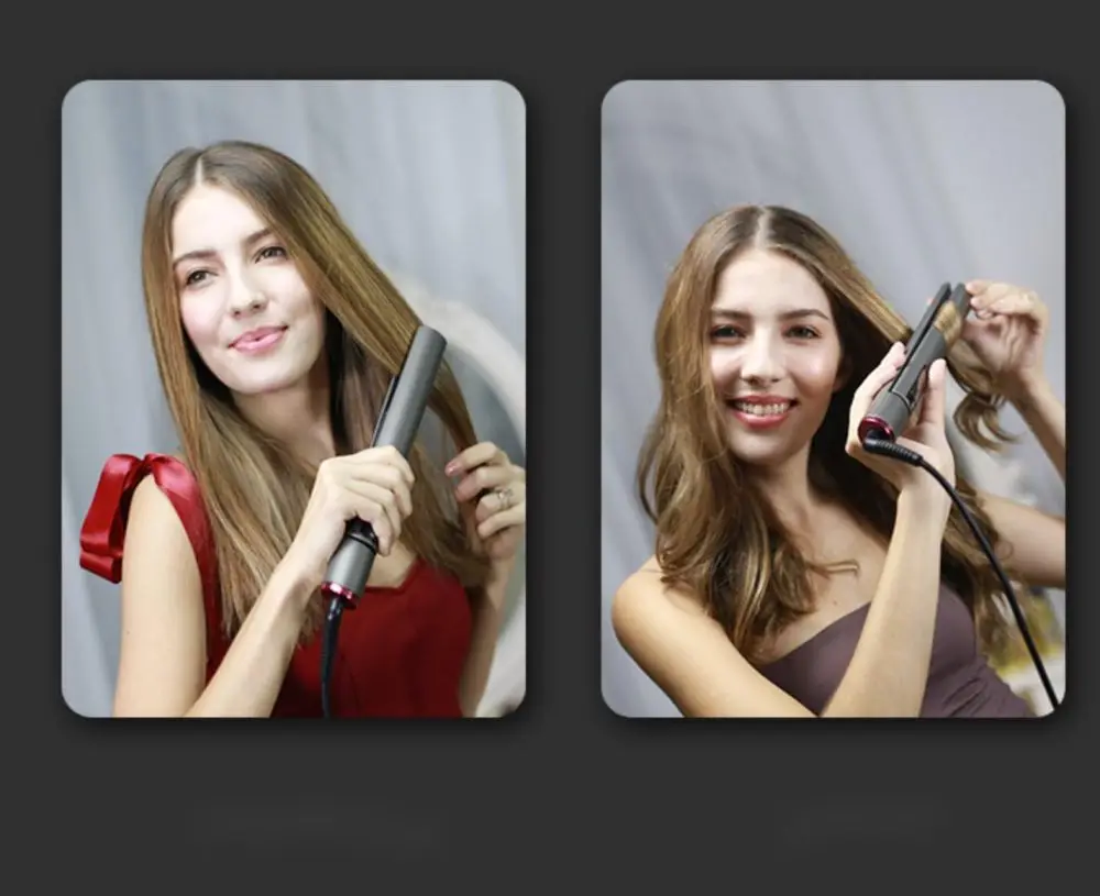 Made in China PTC electric multifunctional digital hair straightener with LCD display