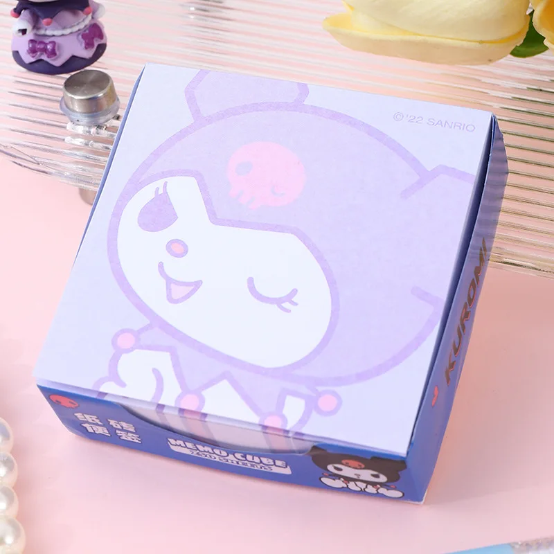 Yubon wholesale 250pcs kawaii sanrioed memo sticker anime kuromi melody cute cartoon note paper message boke student Stationery