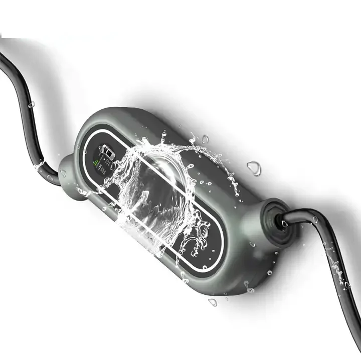 Mode 2 Type 2 Portable AC Ev Car Charger Station Type 2 11kw 22kw 16A 32A Fast 450V AC 3 Phases