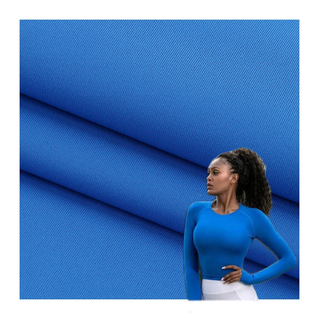 Raw material 220gsm 4 way stretch 75 polyamide nylon 25 spandex jersey fabric for shapewear and sportswear
