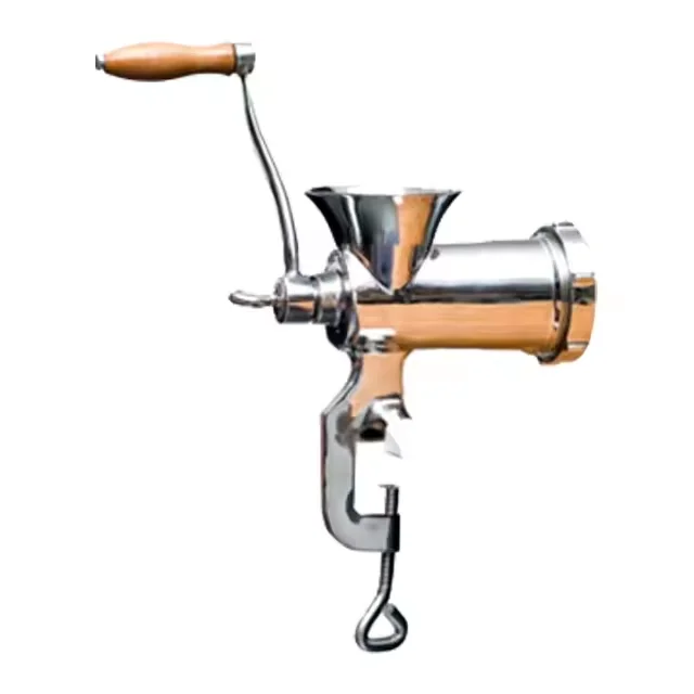 Toptool Hand-Operated Aluminium Mini Meat Grinder 2L Household Manual Mixer Grinder