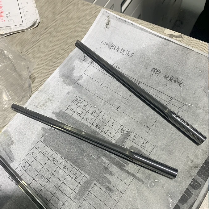 Tungsten Steel Taper Shank Carbide Reamer Manual Grinding 1:50 Machine Reamer