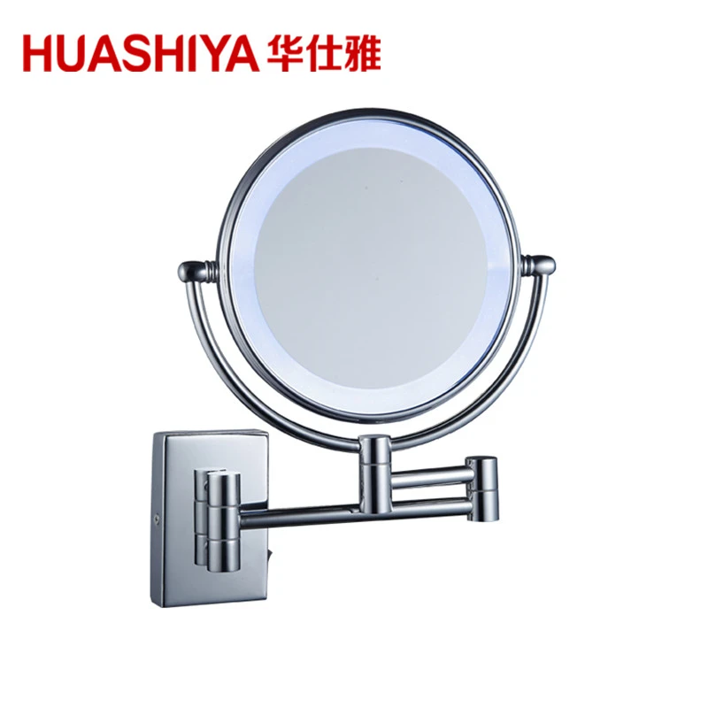 1003 Makeup Mirror Bedroom magnifying Bathroom Hotel Wall Makeup Hollywood Led Bathroom Mirror with Light CE Rohs