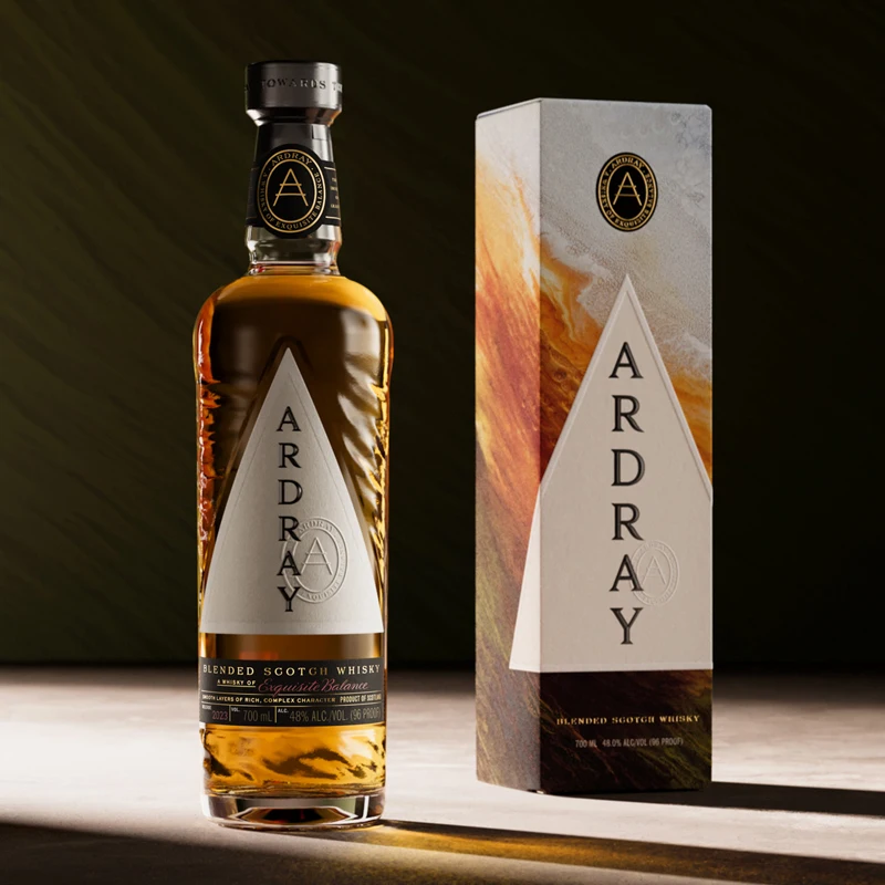 High quality round 500ml 750ml tequila whiskey gin rum brandy vodka glass bottles for liquor