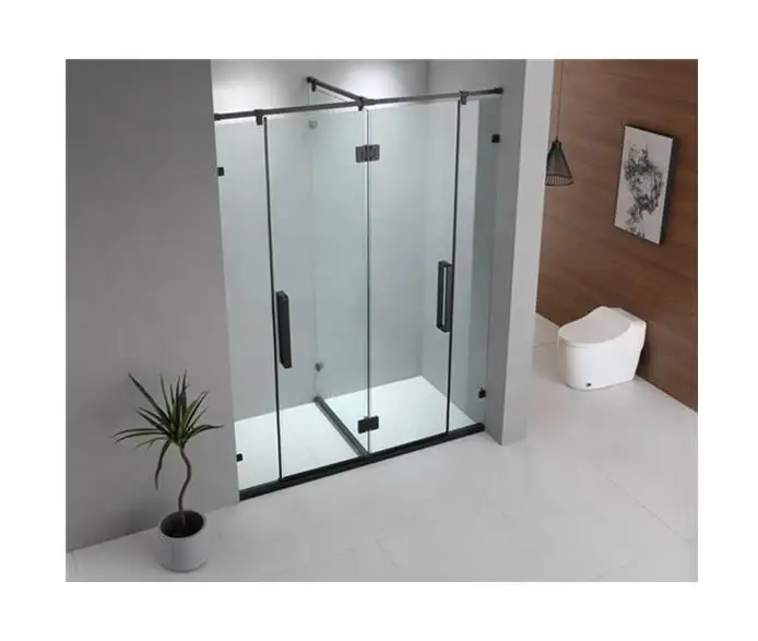 Showerroom Rectangle Aluminium Tempered Glass Enclosures Shower Rooms Bathroom