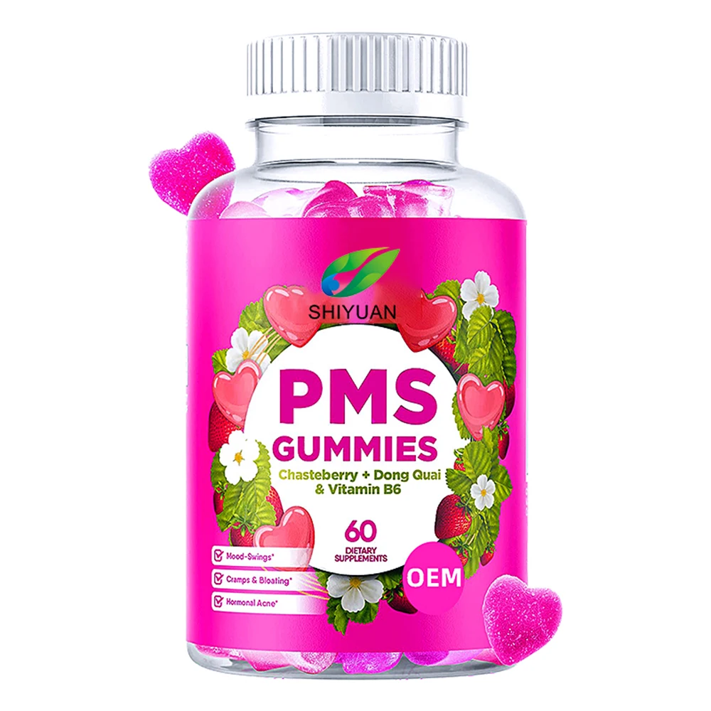 Factory customized natural PMS bio extracted nutritional supplements gummies Supporting female hormone balance health products