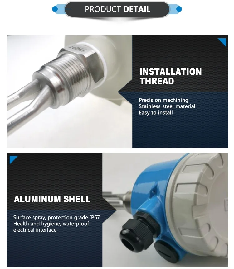 High sensitive Measuring instruments level sensors Tuning fork switches