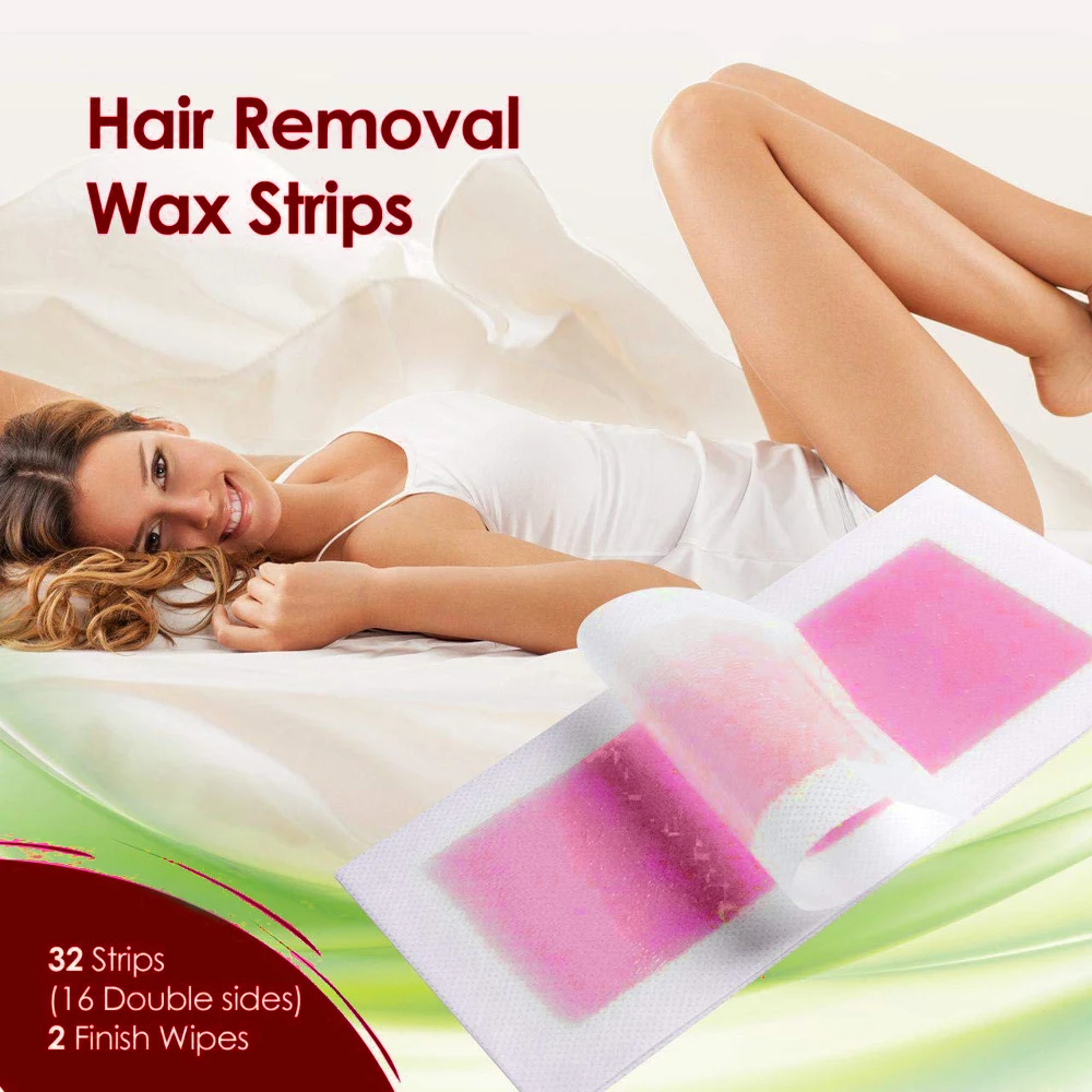 40pcs Wax Strips Body Face Hair Removal Depilatory Wax Hair Removal for Woman Depilatory Wax