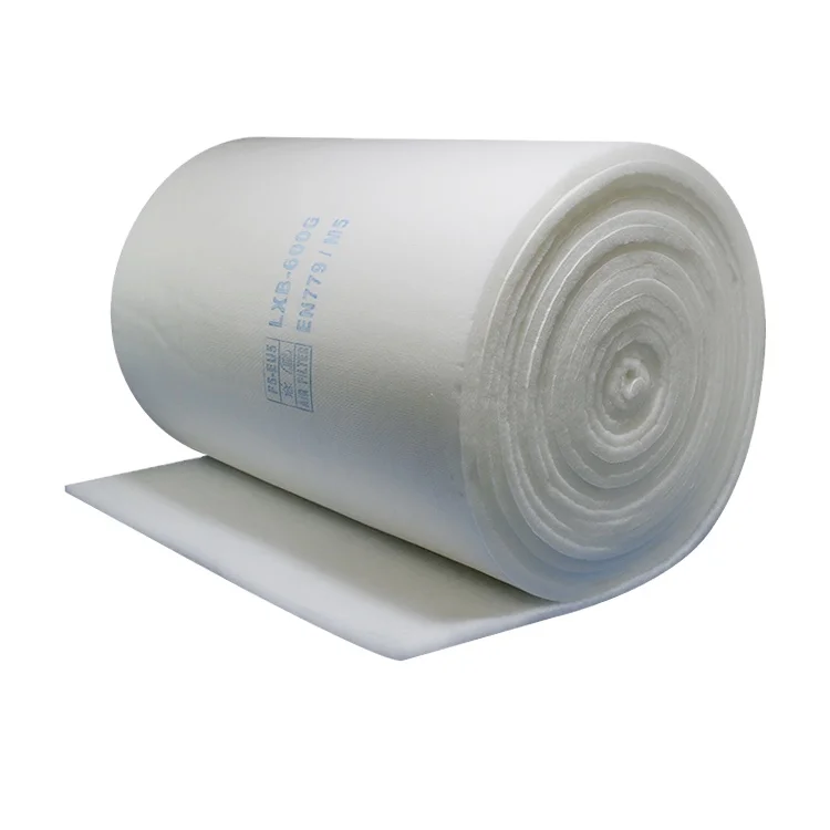 Hot Selling 560g 600g spray booth Roof Filter net  Ceiling Filter Cotton manufacturer