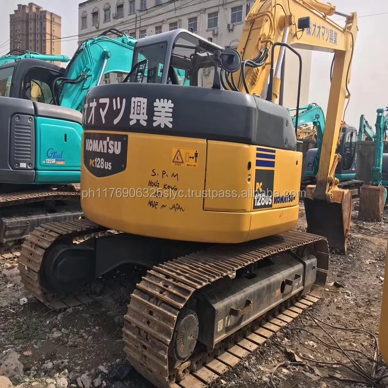 Б/у Komatsu PC128us экскаватор-погрузчик для продажи секундная стрелка komatsu excavatr pc128us-2