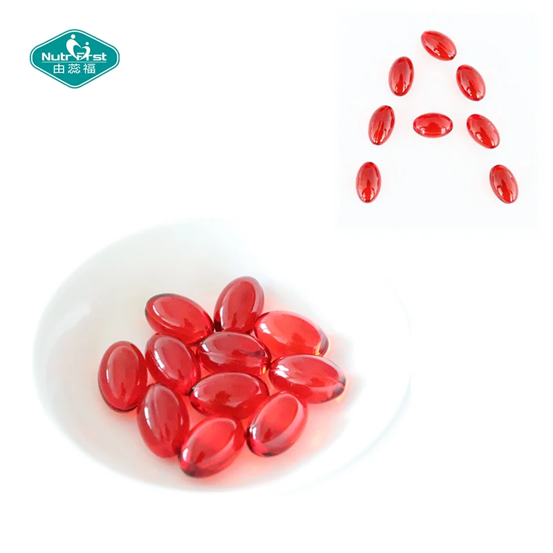 Nutrifirst Bespoke Packing Cod Liver Oil Flaxseed Oil Vitamin A Beta-carotene Softgel Capsule for Bone & Vision Health