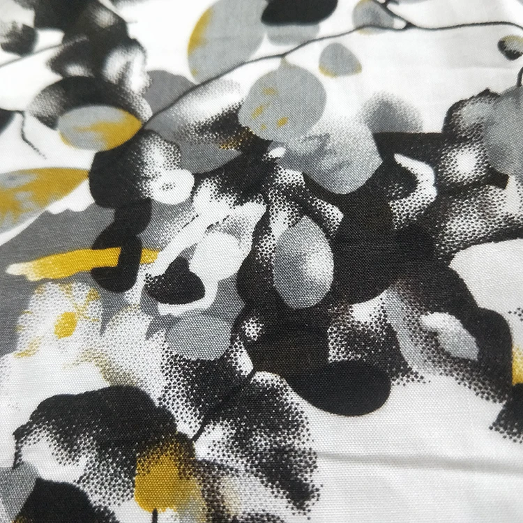 Fabric 2022 New Design 100%rayon Poplin rotary print Fabric For Garments