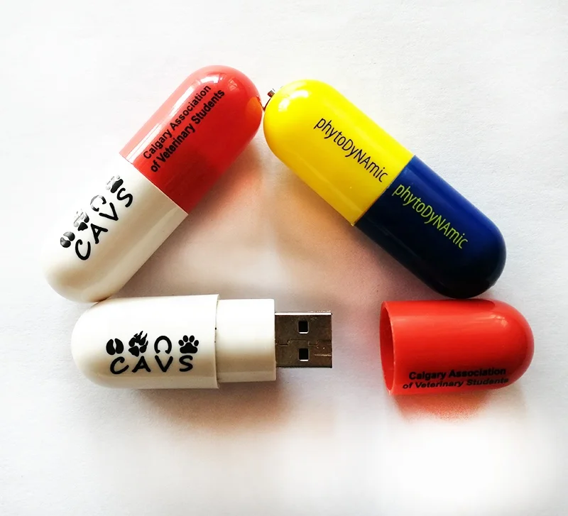 Индивидуальная Подарочная капсула фармацевтической компании, USB-карта памяти для аптечки, медицинской компании, рекламная акция