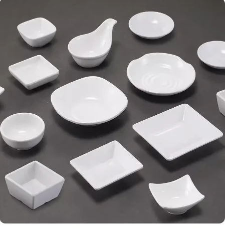 Dipping Soy Sauce Dishes Small Plastic Plate Condiment Serving Tray Seasoning Platter Appetizer Bowel -for Sushi Mustard