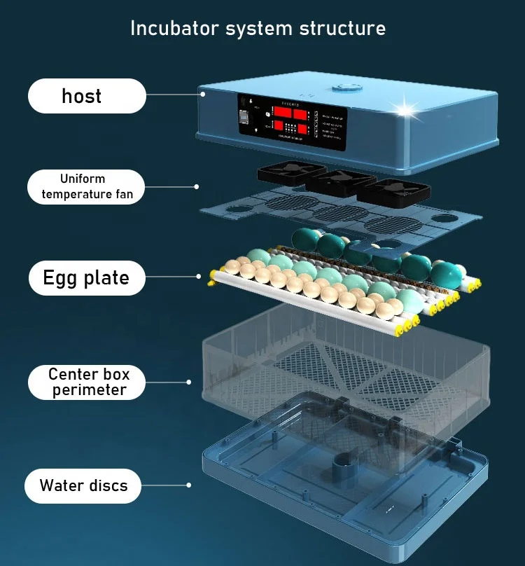 BeYou Brand Poultry Chicken Duck Quail Trays Solar Energy Full Automatic Eggs Incubators Hatching Machine