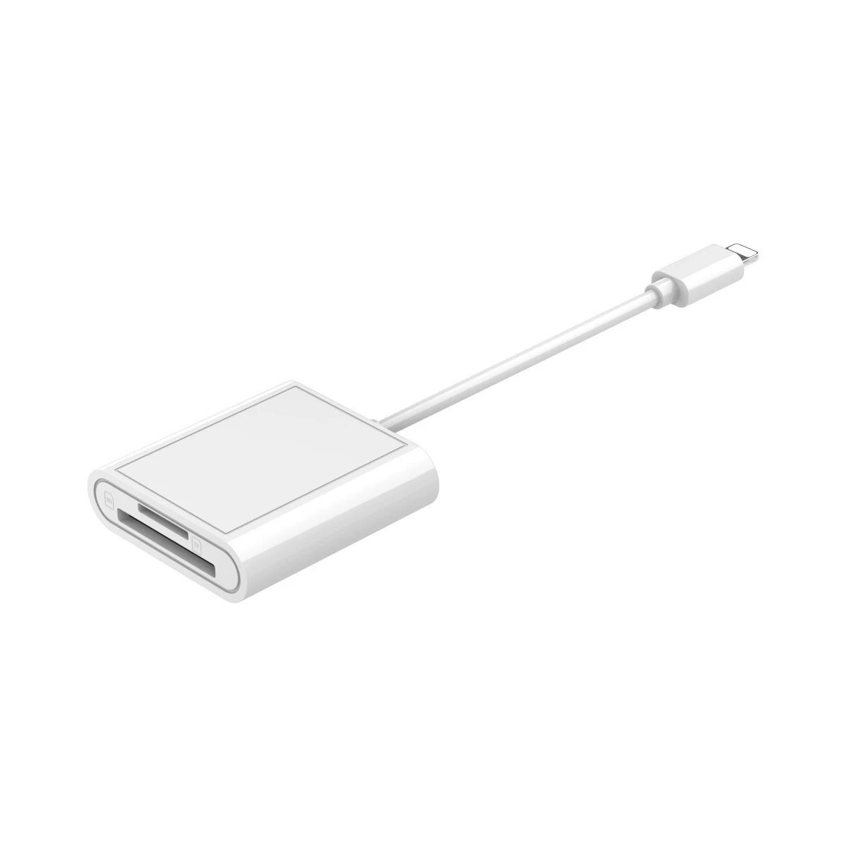 Универсальный 8pin Otg кард-ридер Type-c с двумя слотами памяти Sd Tf Card Reader Разъем адаптер для Iphone
