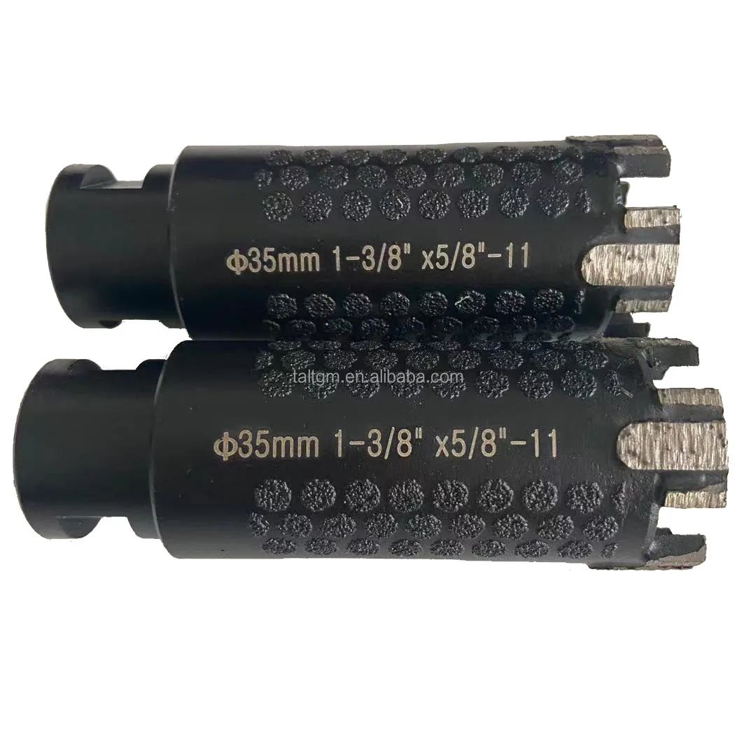 wet dry diamond core marble hole saw with 5/8-11 ceramic tile drill bit 6mm for porcelain tiles grinder