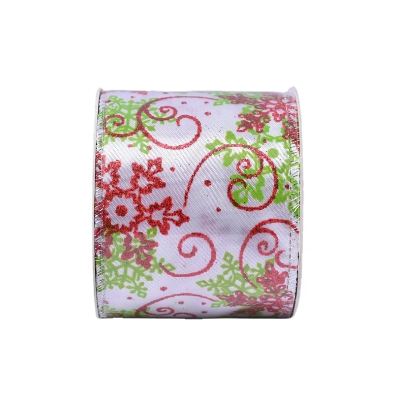 Цветная Рождественская лента высокого качества, многоцветная Рождественская лента для фестиваля, вечеринки, «сделай сам», подарочное украшение