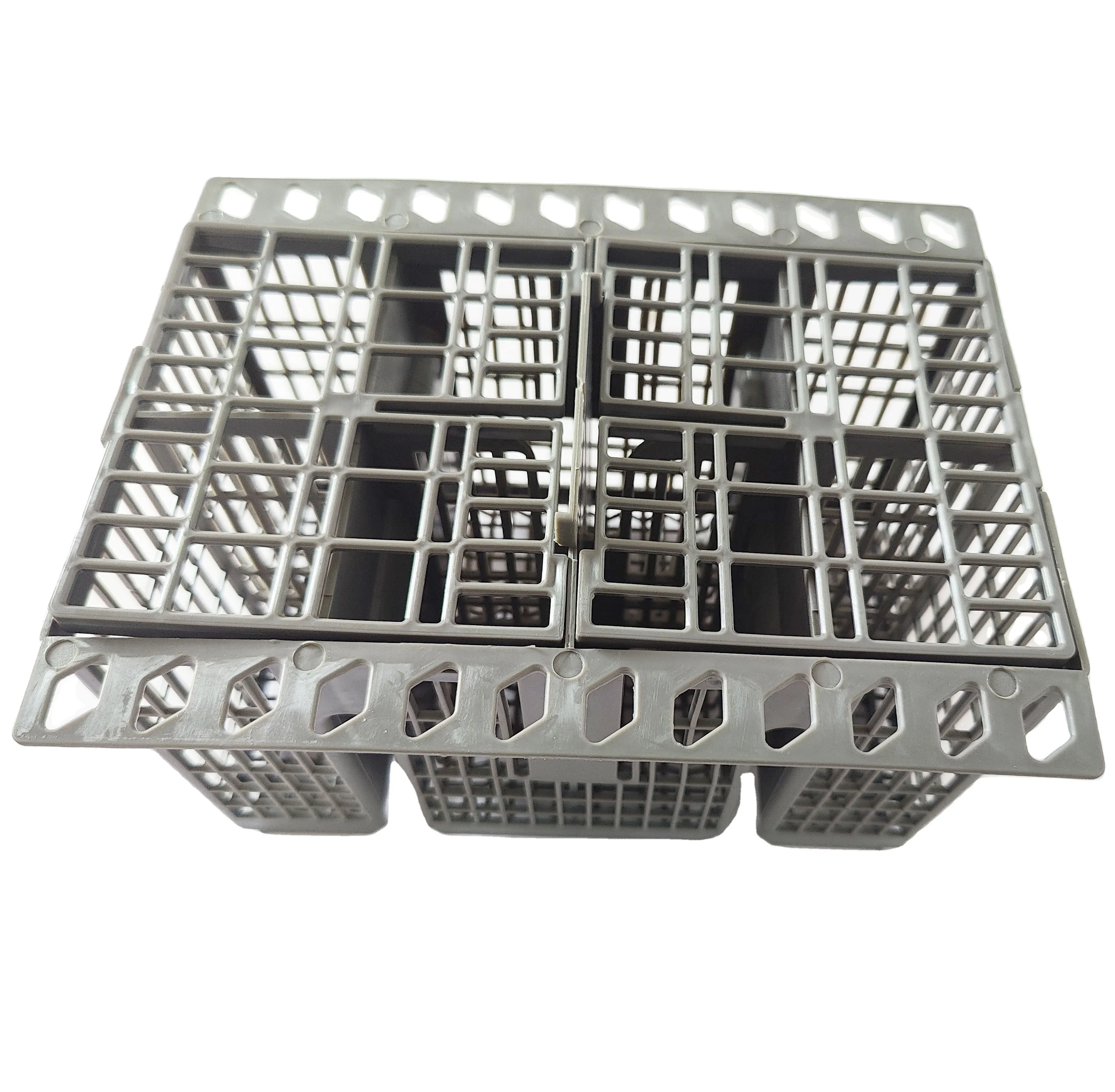 Universal Dishwasher Basket Cutlery Basket for Cutlery and Universal Small Parts Plastic 8 Compartments