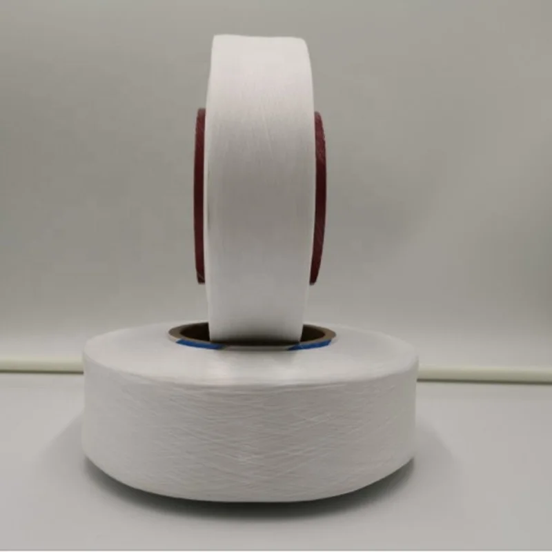 Bare Spandex Yarn 140D Raw White for making high elastane mask earloop