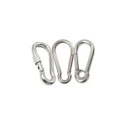 Hot sale 304 stainless steel safety snap gourd spring safety hook for outdoor sports