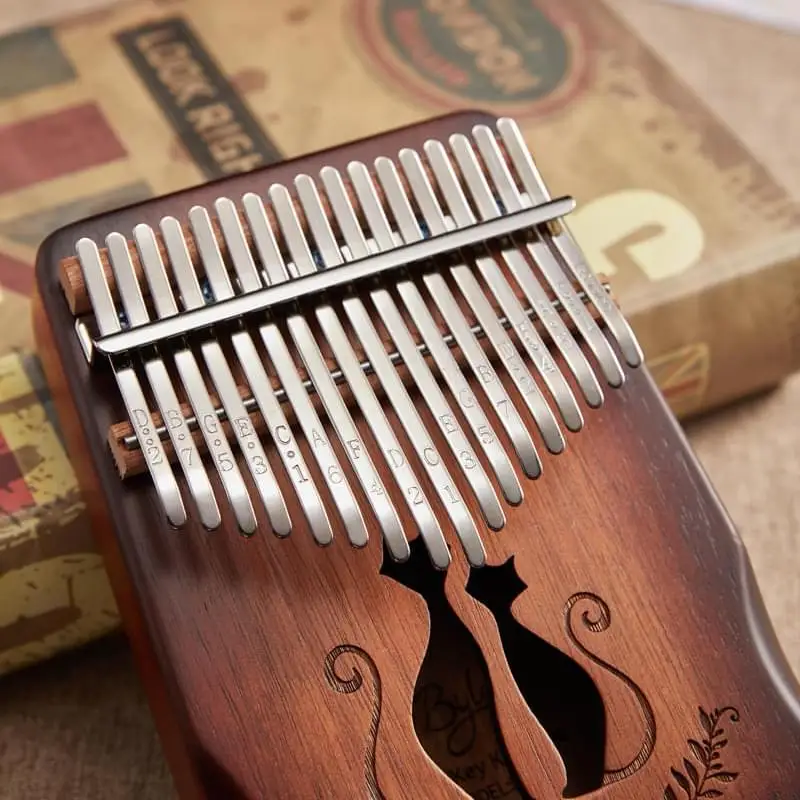 no buzz sounds 17 keys one organic structure coconut kalimba diy kit strumenti musicali professional