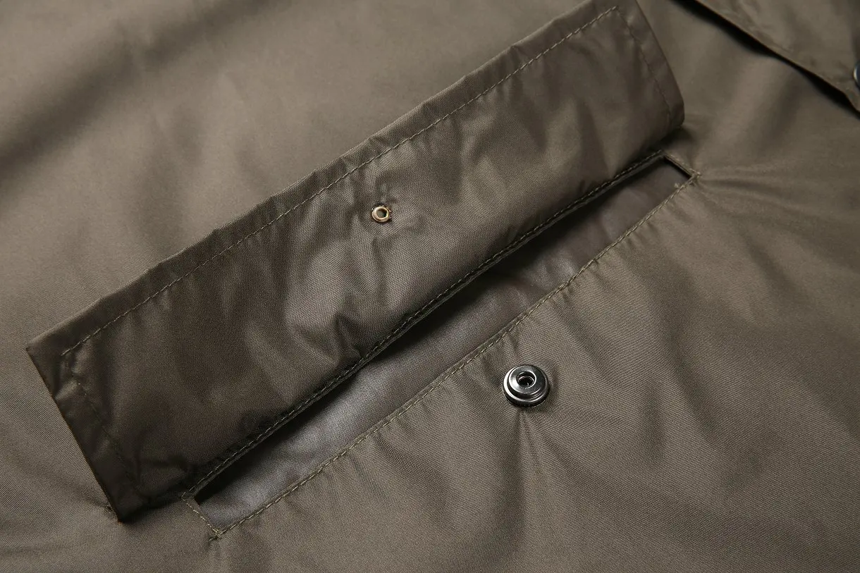 Green Rain Coats Men Nylon PU Coating Raincoats Camping Customized Metal or Plastic Buckle Ponchos Para Lluvia De Pvc RAINWEAR