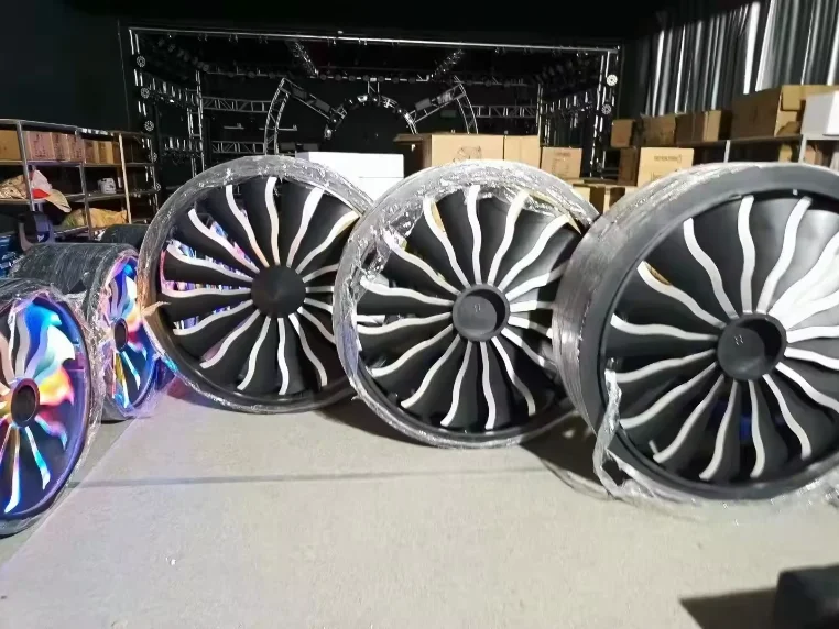 Lotus Professional 1M aircraft engine fan light with DMX512 for Stage DJ Disco bar Studio Performance