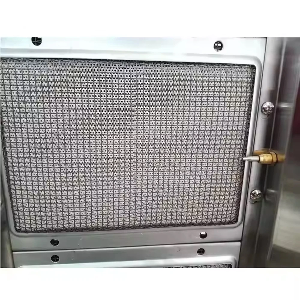 XEOLEO Commercial 4 Burners Gas Rotating Shawarma Grill Food Grade Stainless Steel Shawarma Kebab Machine