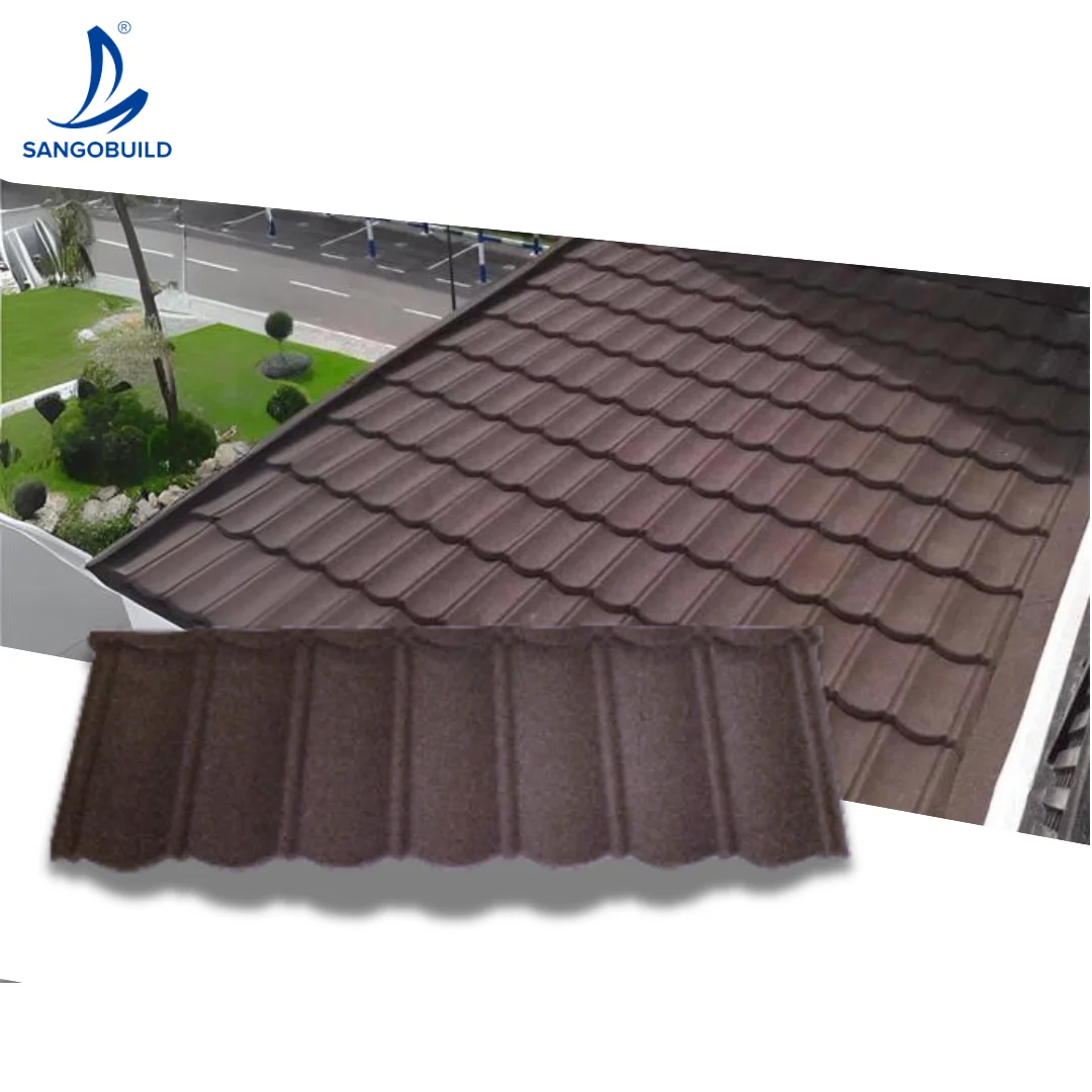 wholesale price Corrugated color stone coated aluminum roofing sheet waterproof galvanized steel sheet seven bond iron sheet