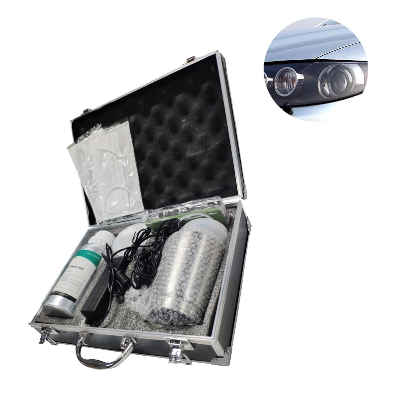Allplace Steam Headlight Polishing Set Car Light Headlight Restoration Kit UV