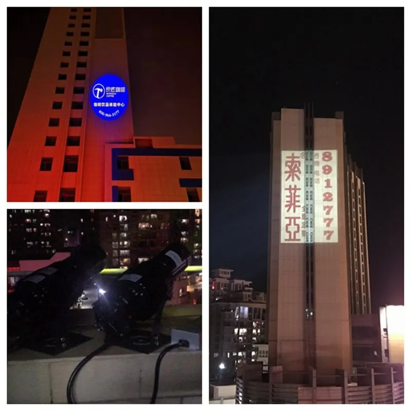 Бесплатный образец, Лидер продаж, самый популярный наружный проектор gobo 30 Вт